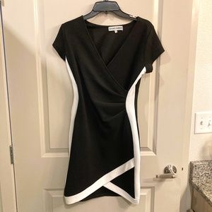 Black and White Work Dress by Almost Famous (Size L)